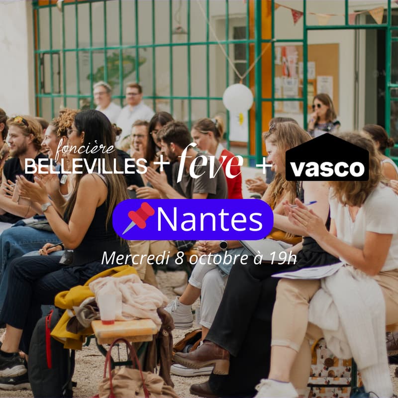 Cover Image for Citoyens à impact - Soirée pour découvrir 3 façons de s’investir collectivement avec Bellevilles, FEVE et Vasco [Nantes]
