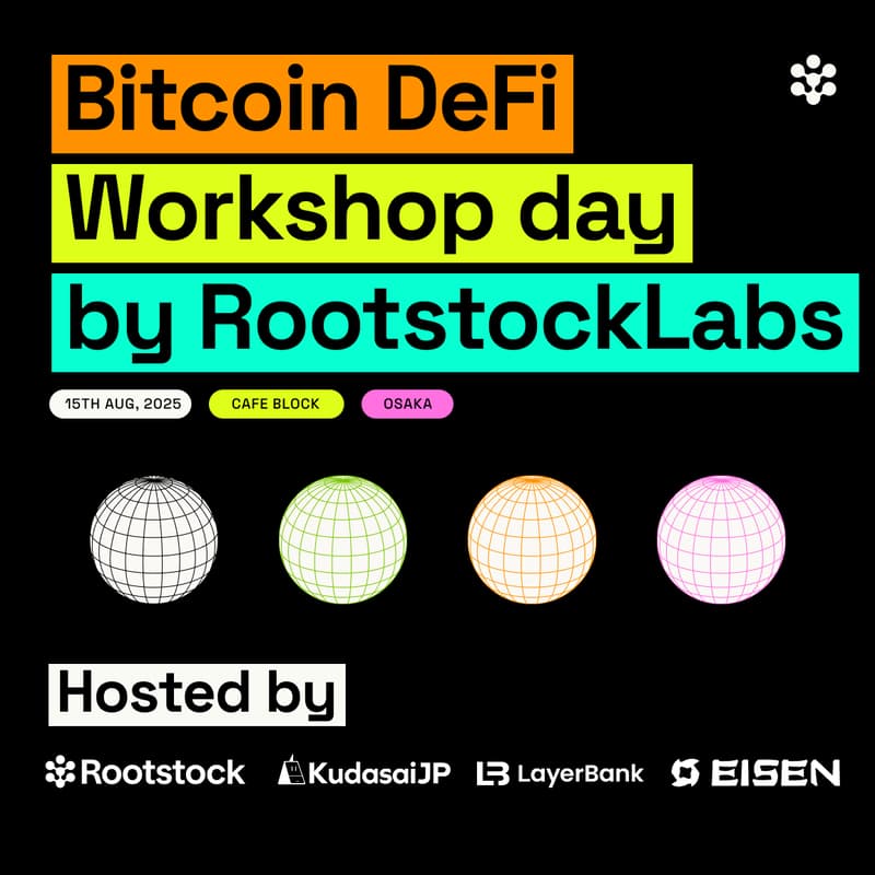 Cover Image for [Rootstock cafe☕️] workshop day
