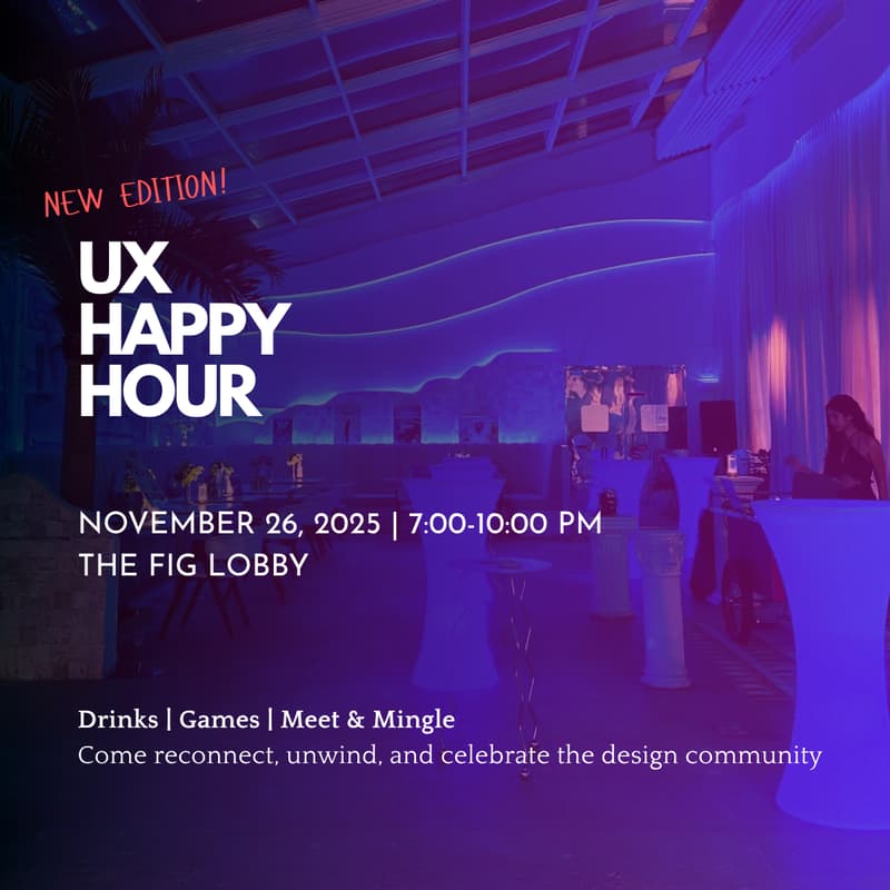 Cover Image for UX Happy Hour Bangkok - Nov 2025 Edition