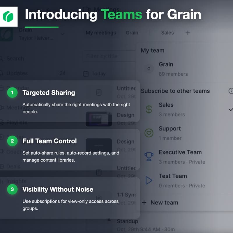 Cover Image for Introducing Teams for Grain