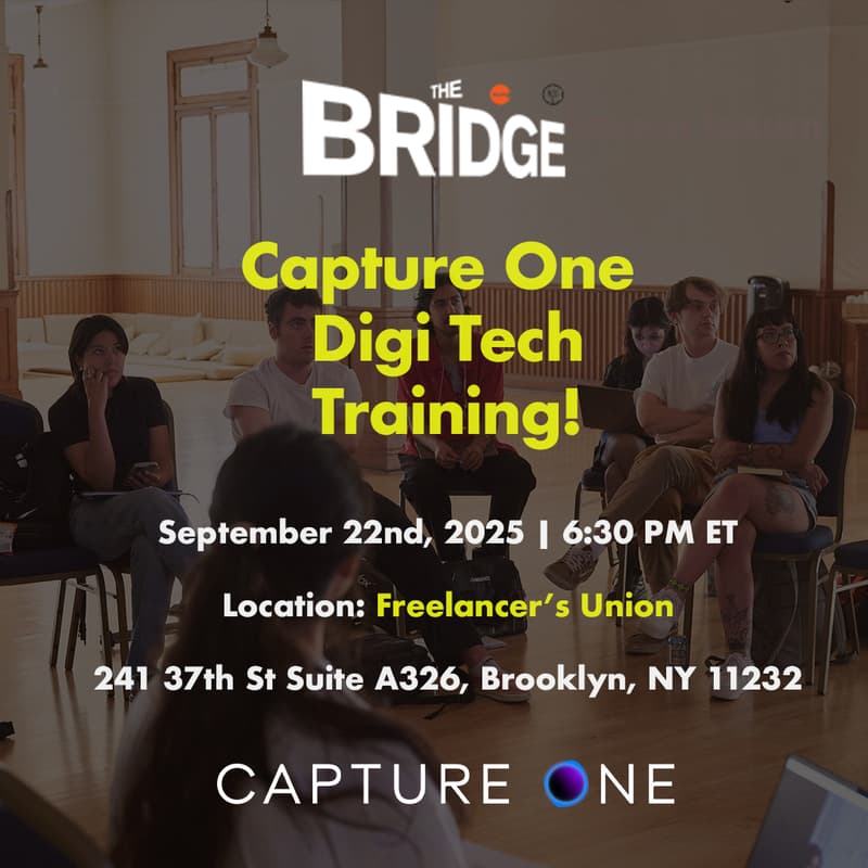 Cover Image for Capture One Digital Tech Training x The Bridge