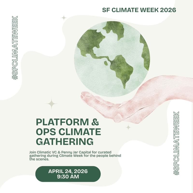 Cover Image for Climactic x Penny Jar: Platform & Ops Climate Gathering