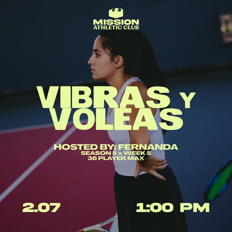 Cover Image for Fernanda Hosts Vibras y Voleas: WEEK 6