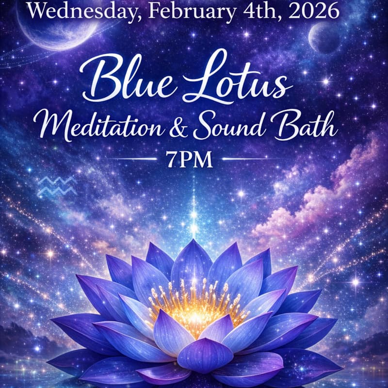 Cover Image for The Blue Lotus Meditation & Sound Bath