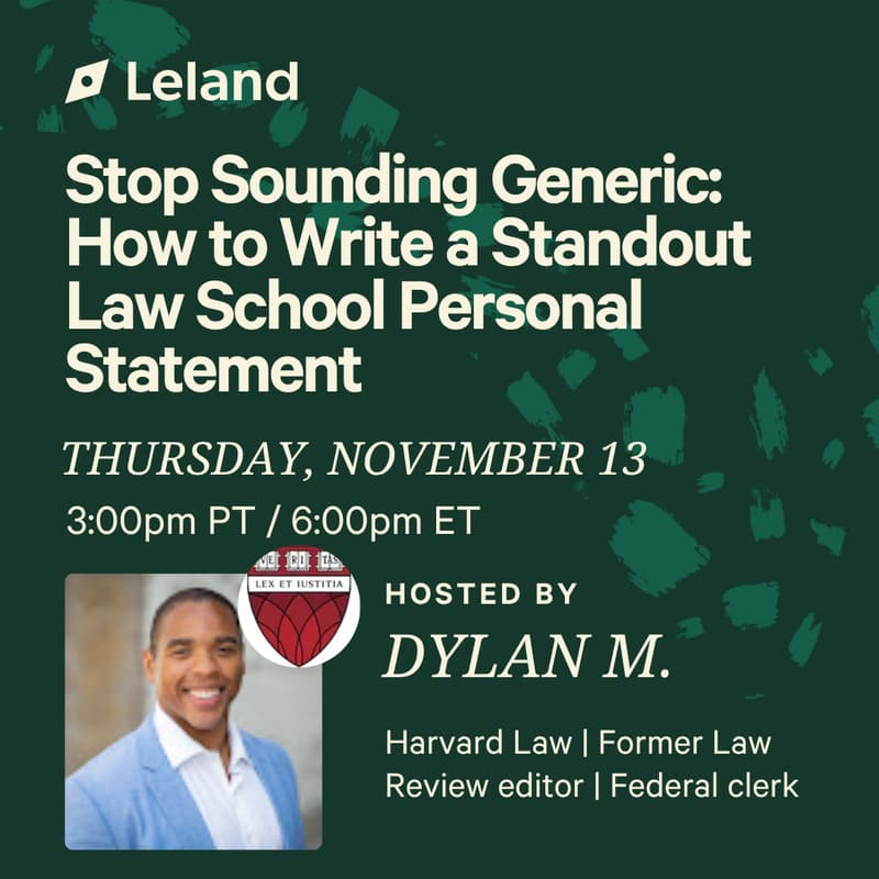 Cover Image for Stop Sounding Generic: How to Write a Standout Law School Personal Statement