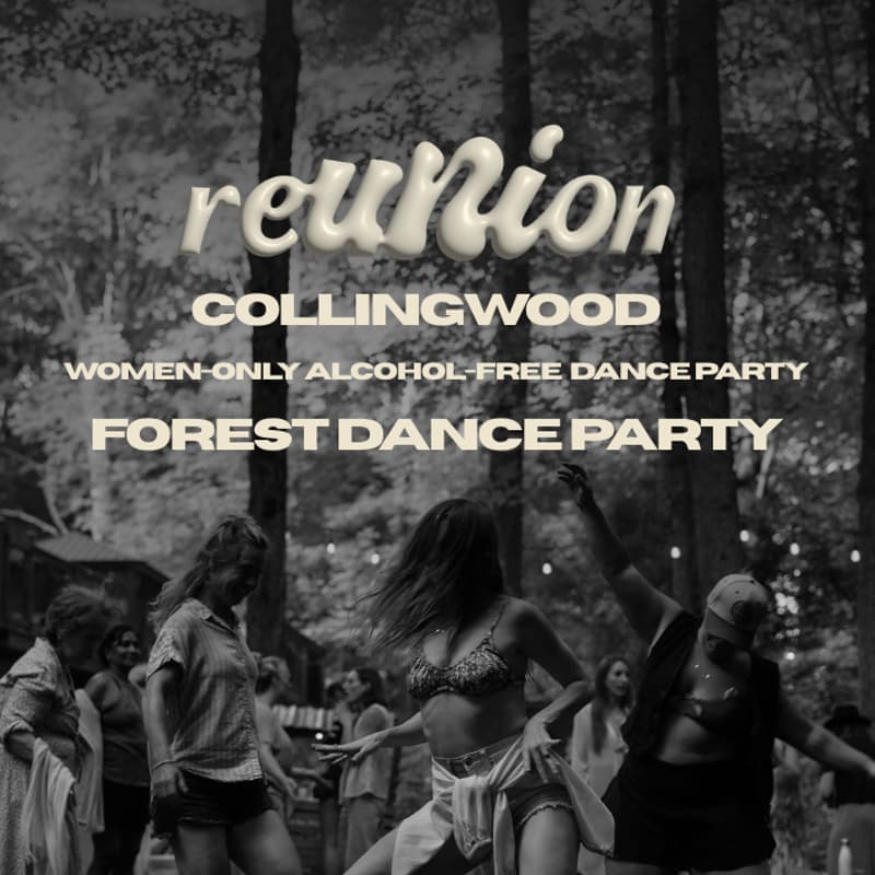 Cover Image for REUNION Forest Dance Party: Collingwood (Women-Only Alcohol-Free)