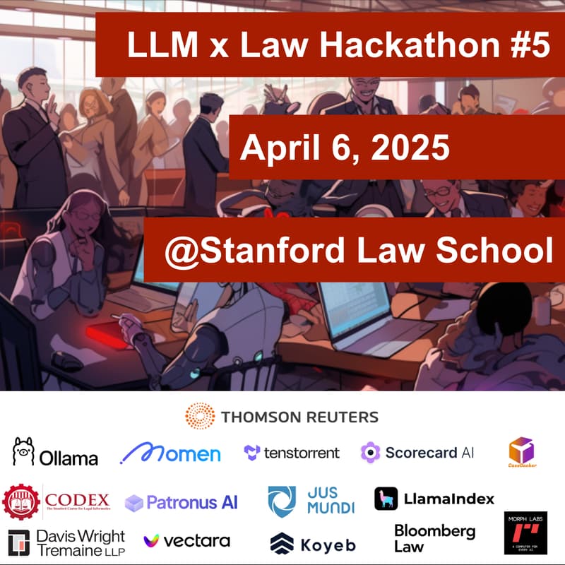 Cover Image for LLM x Law Hackathon #5