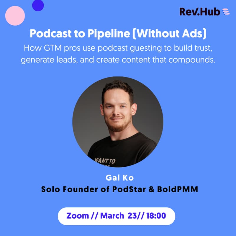 Cover Image for Podcast to Pipeline (Without Ads)