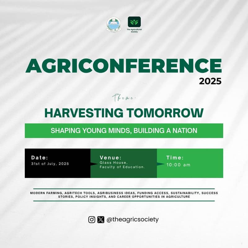 Cover Image for AgriConference 1.0 (Harvesting Tommorow)