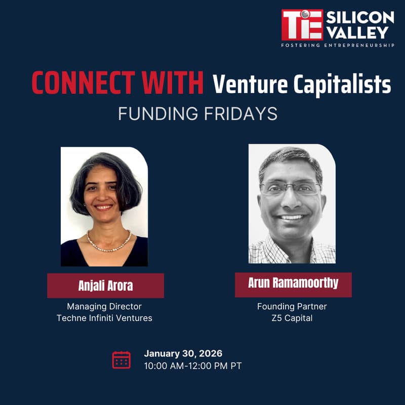 Cover Image for Funding Fridays by TiE Silicon Valley