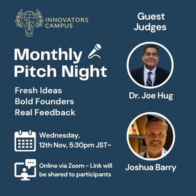 Cover Image for Monthly Pitch Night Nov. 12