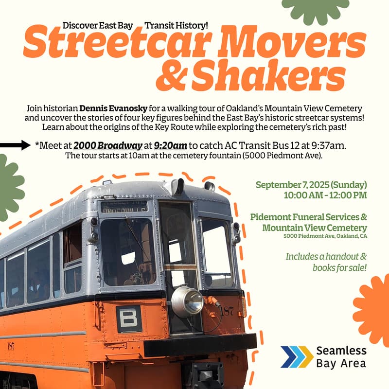 Cover Image for Discover East Bay Transit History: Streetcar Movers and Shakers
