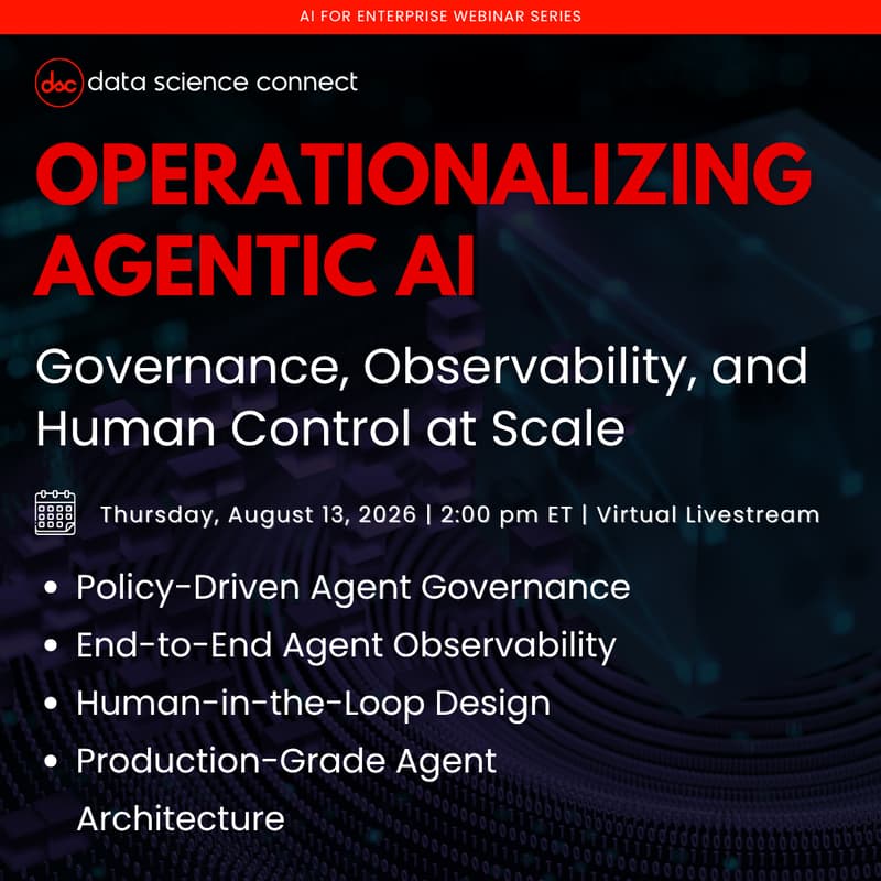 Cover Image for Operationalizing Agentic AI: Governance, Observability, and Human Control at Scale