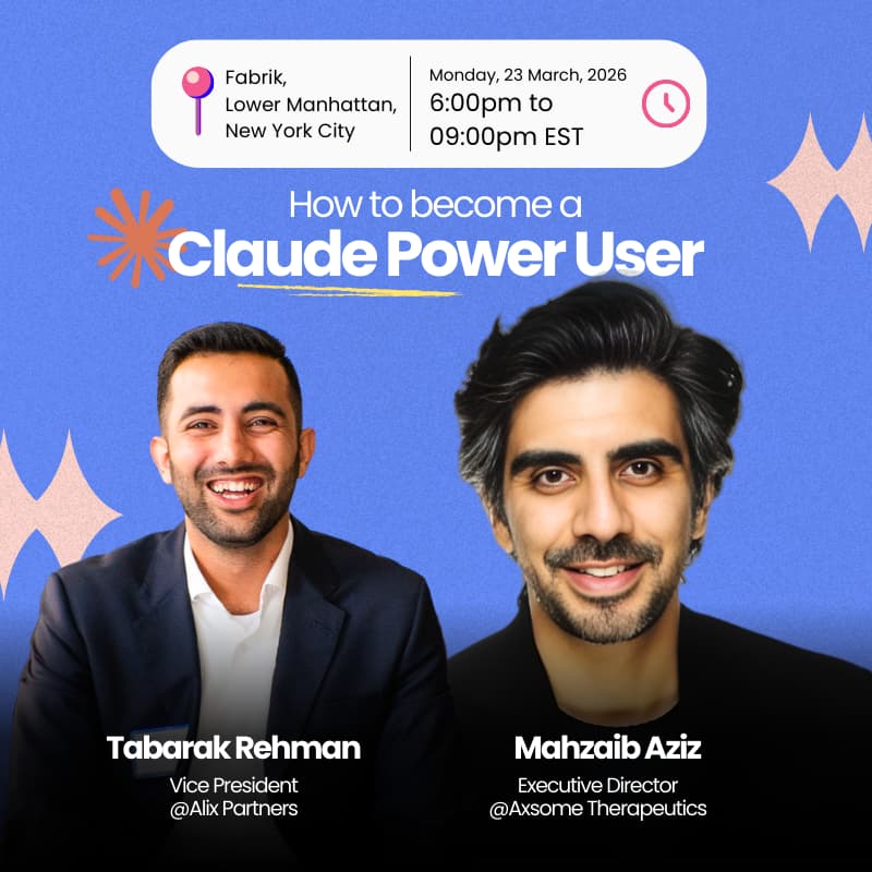 Cover Image for How to become a Claude Power User: A workshop on Idea to Execution