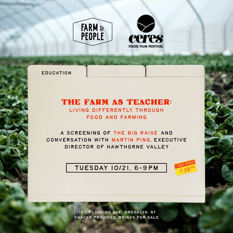 Cover Image for Know Your Food: The Farm as Teacher