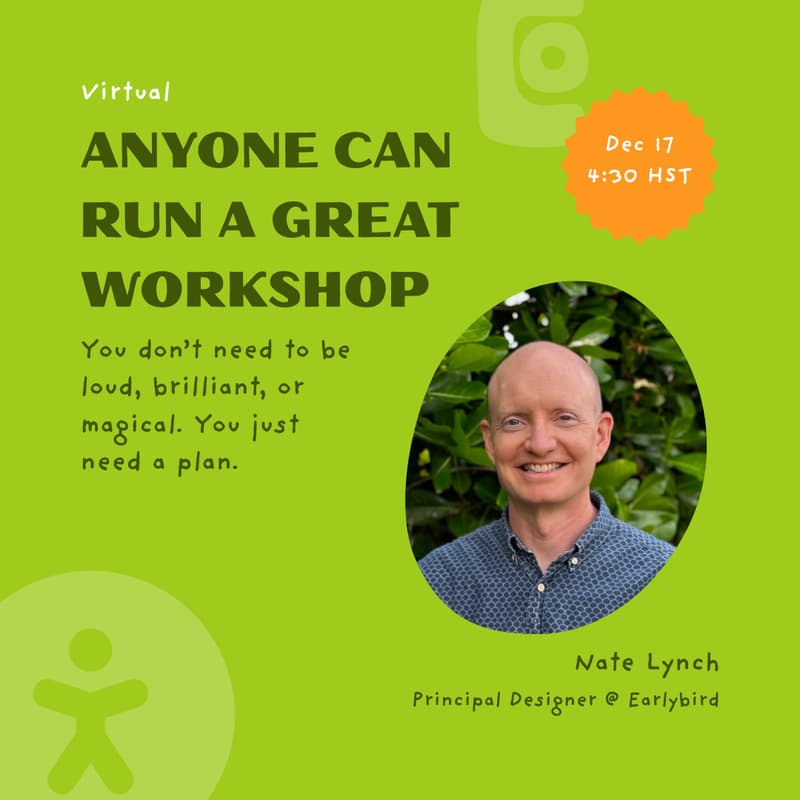 Cover Image for Anyone Can Run A Great Workshop