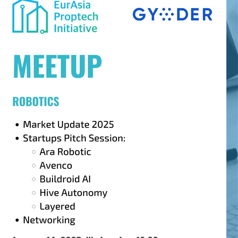 Cover Image for EurAsia Proptech Initiative Meetup
