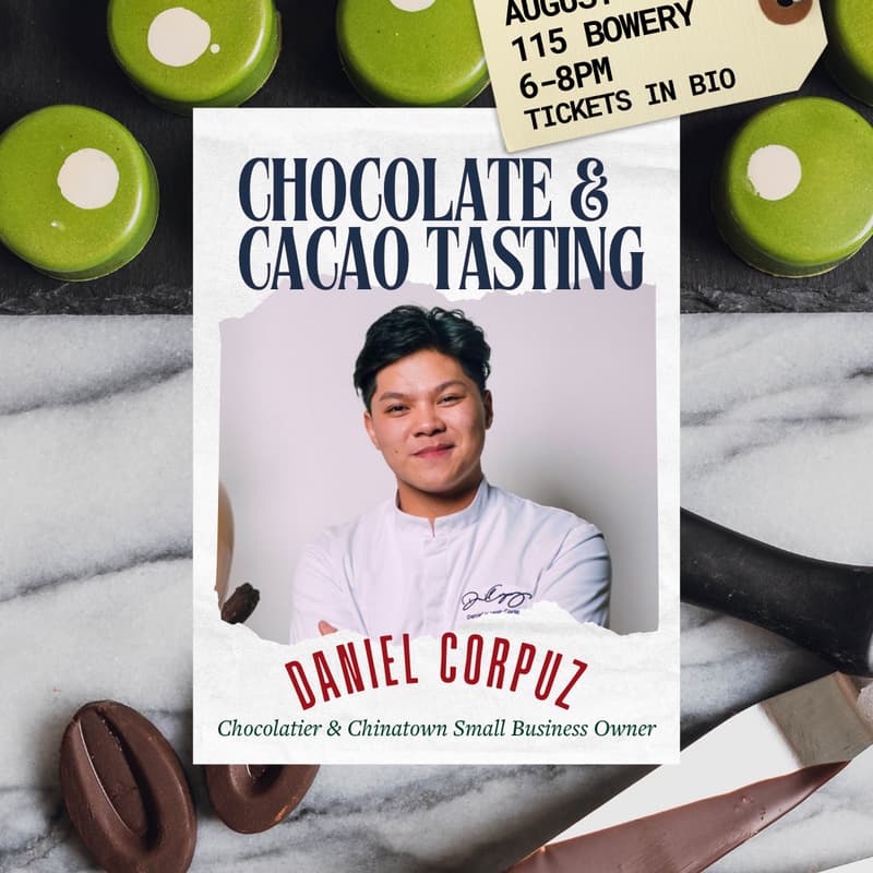 Cover Image for Chocolate & Cacao Tasting with Daniel Corpuz Chocolatier