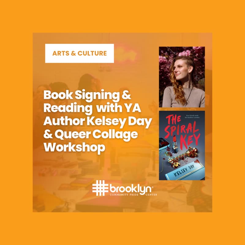 Cover Image for Kelsey Day- The Spiral Key Reading, Signing, and Queer Collage Workshop