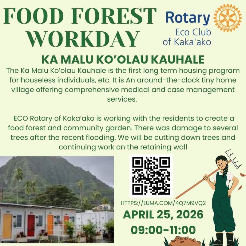 Cover Image for Food Forest Workday at Ko'olau Kau Hale