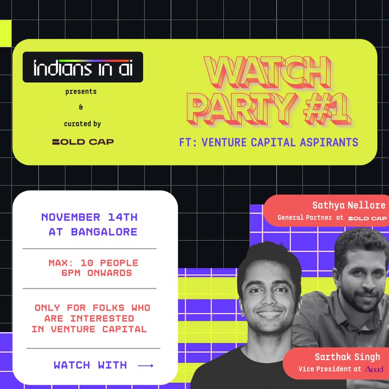 Cover Image for Watch Party #1 (ft: Venture Capital Aspirants)