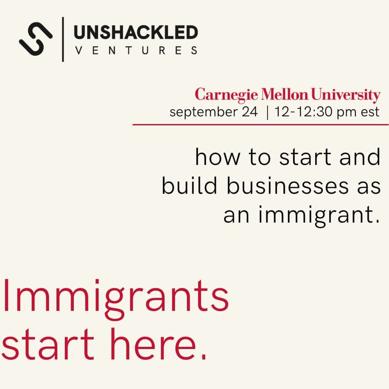 Cover Image for Investing in Immigrant Founders: Unshackled Ventures