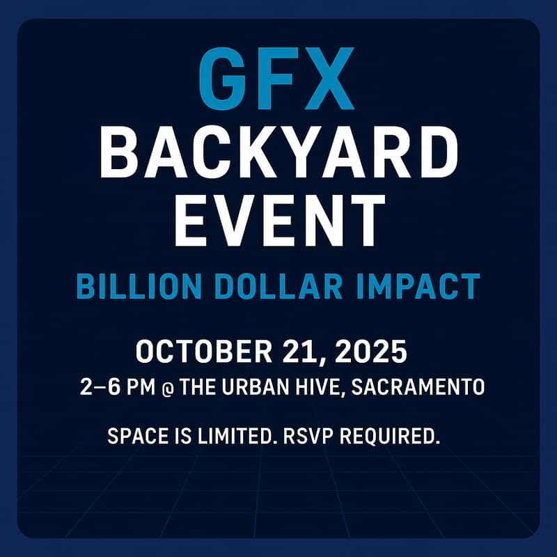 Cover Image for 🚀 Billion Dollar Impact -      A GFX Backyard Series