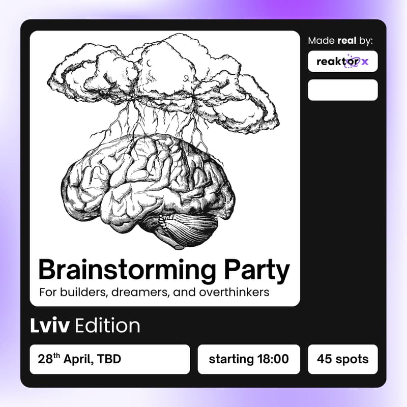 Cover Image for Brainstorming Party - Lviv