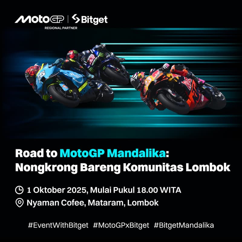 Cover Image for Nongkrong Bareng Bitget x MotoGP 2025