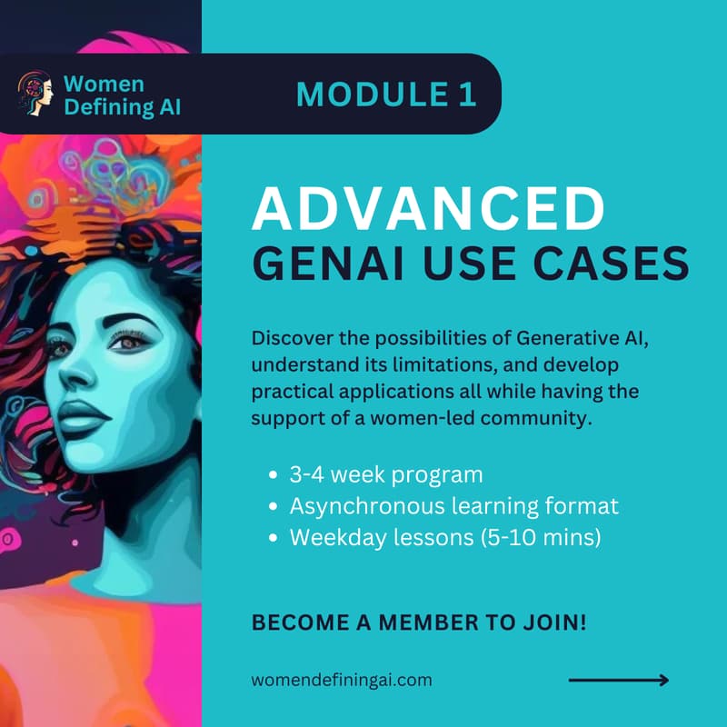 Cover Image for "Module 1: Advanced GenAI use case" program kick-off (Cohort 5)