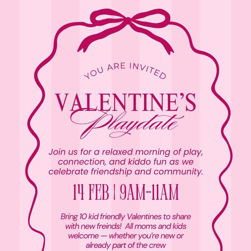 Cover Image for Valentine’s Day Motherhood Playdate