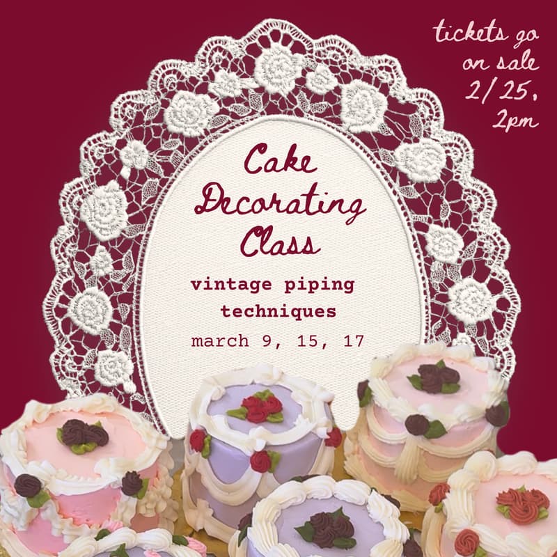 Cover Image for Saint Street Cakes: Vintage Decorating Class