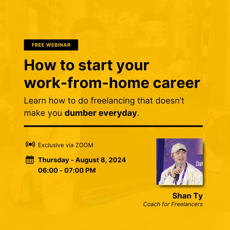 Cover Image for How to start your WFH career