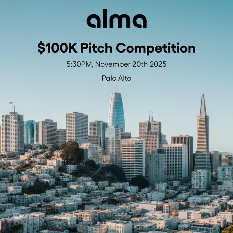 Cover Image for Alma Ascent $100K Pitch Competition