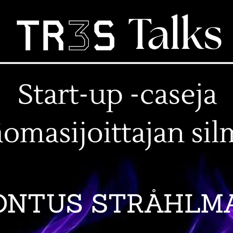 Cover Image for Startup-caseja pääomasijoittajan silmin: Pontus Stråhlman