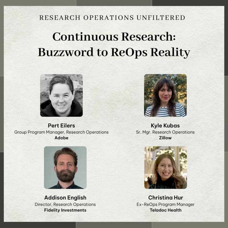 Cover Image for Continuous Research: Buzzword to ReOps Reality