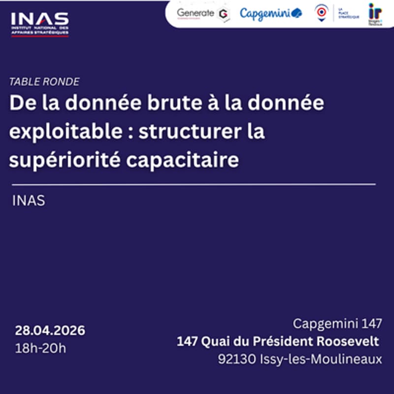 Cover Image for De la donnée brute à la donnée exploitable : structurer la supériorité capacitaire