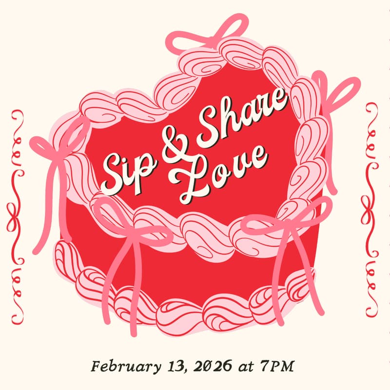Cover Image for Love Stories: A Sip & Share Evening