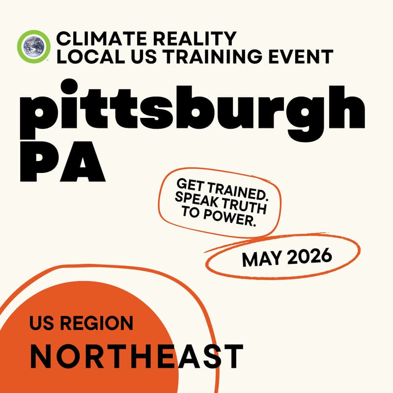 Cover Image for Pittsburgh, PA - Climate Reality Local Training Event