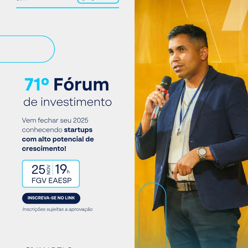 Cover Image for 71º Fórum de Investimento GVAngels