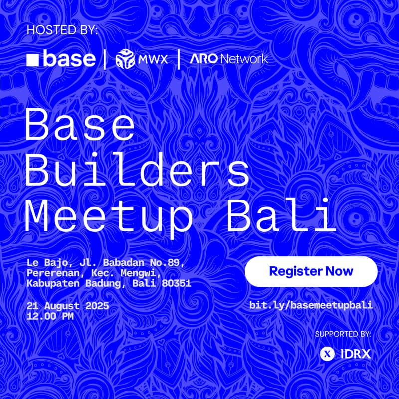 Cover Image for Base Builders Meetup - Bali