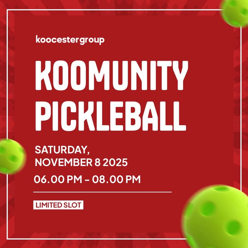Cover Image for Koomunity Pickleball Networking Event