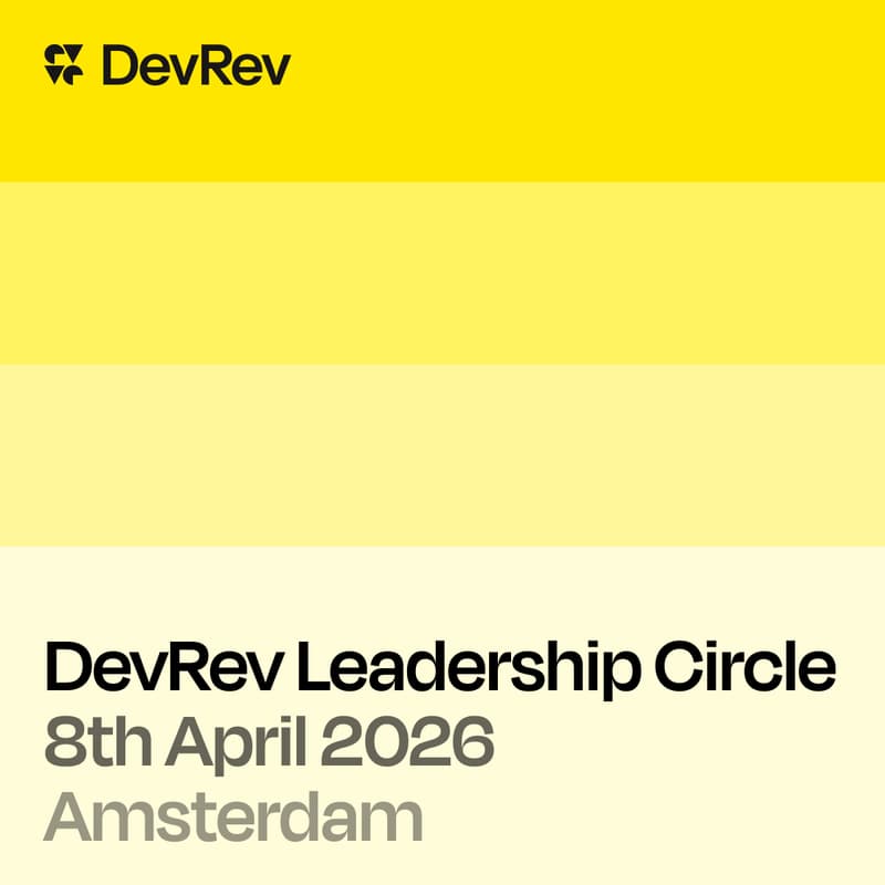 Cover Image for [Early Access] DevRev Leadership Circle Amsterdam 2026