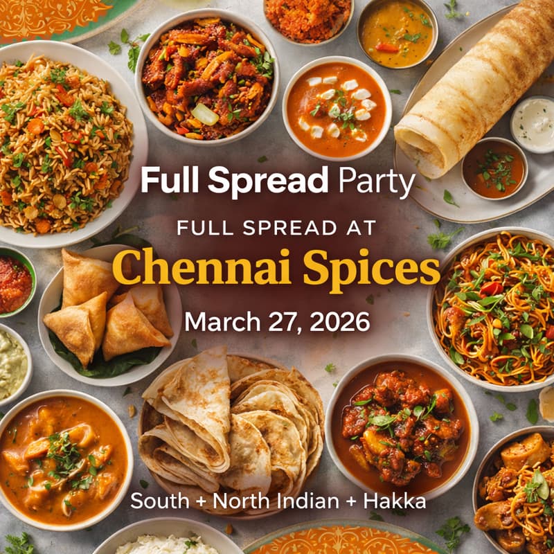 Cover Image for Full Spread at Chennai Spices