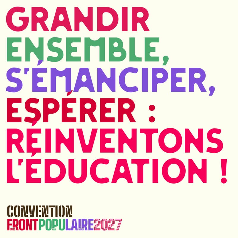 Cover Image for Grandir ensemble,  s’émanciper, espérer :  réinventons l’éducation !