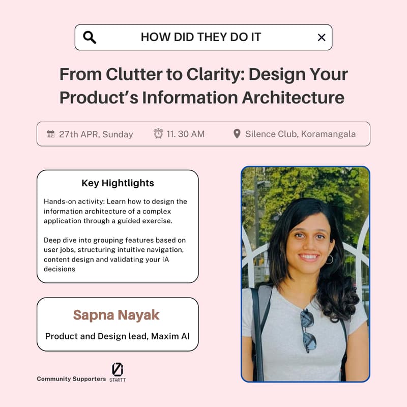 Cover Image for Design your product’s information architecture (+ Hands on activity)