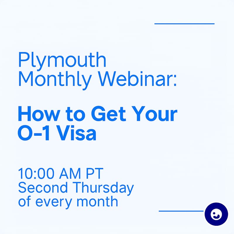Cover Image for Monthly Webinar: How to Get Your O-1 Visa