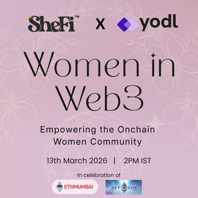 Cover Image for Women in Web3: Shefi x ETHMumbai Women's Meetup