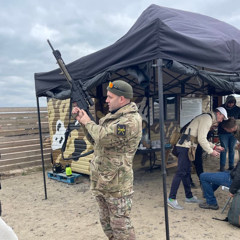 Cover Image for Tactical military training with SABRE T.A.G.