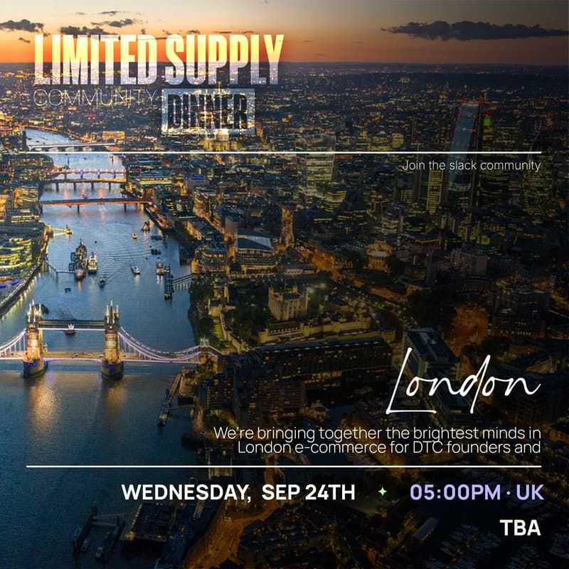Cover Image for Limited Supply | London Meetup